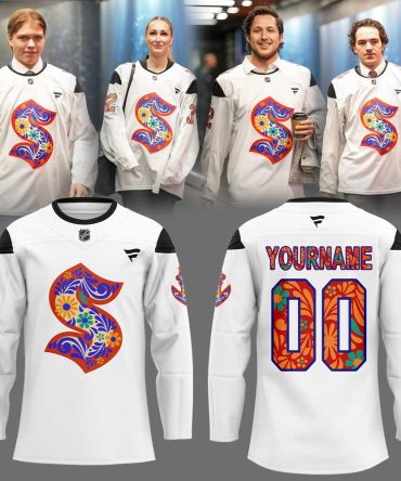 Seattle Kraken Celebrating Women In Hockey Custom Name, Number For Fans Jersey
