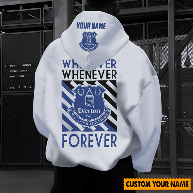 Customizable Everton Fc Hoodie – Personalized Fan Gear With Your Name!