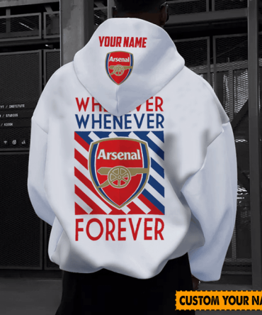 Custom Arsenal Fc Hoodie - Personalized Name, Forever Fan Gear - Perfect Gift!