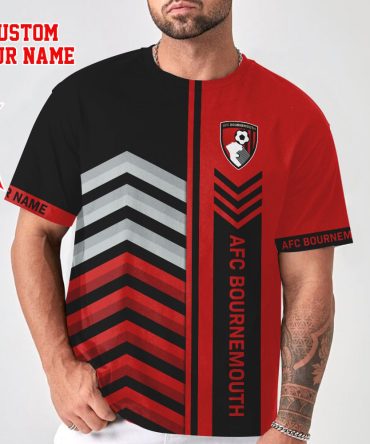 Custom Afc Bournemouth Fan T-Shirt - Personalize Your Name, Perfect Gift For Supporters
