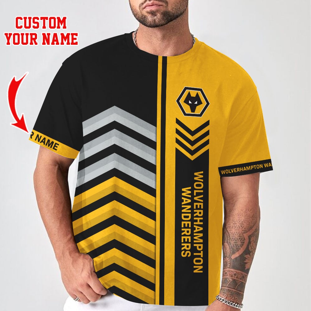 Custom Wolverhampton Wanderers Shirt - Personalized Name Men'S Football Tee - Unique Fan Gift