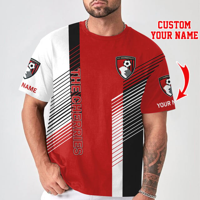 Custom Afc Bournemouth Fan T-Shirt – Personalize With Your Name For Ultimate Support!