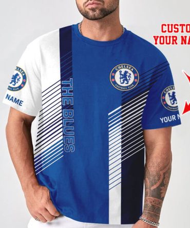 Customizable Chelsea Fc Fan T-Shirt – Personalize With Your Name – Perfect Gift For True Blues Fans!