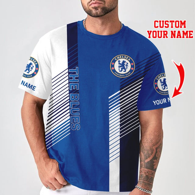 Customizable Chelsea Fc Fan T-Shirt – Personalize With Your Name – Perfect Gift For True Blues Fans!