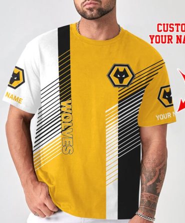 Custom Wolves T-Shirt - Personalize With Your Name - Unique Fan Gear