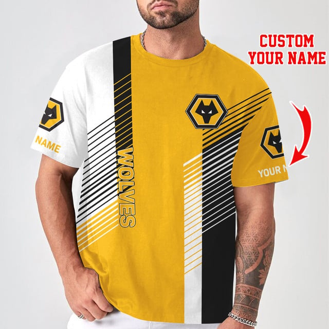 Custom Wolves Jersey T-Shirt - Add Your Name - Stylish Fan Gear