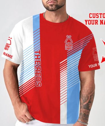 Customizable Nottingham Forest Fan T-Shirt - Personalize Your Game Day Look!