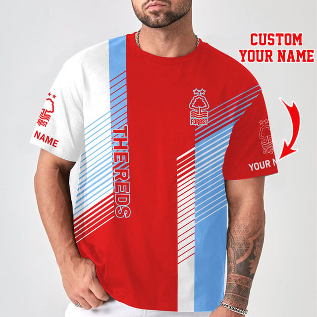 Customizable Nottingham Forest Fan T-Shirt - Personalize Your Game Day Look!