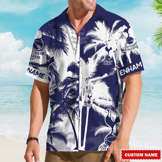 Customizable Spurs Hawaiian Shirt - Tropical Beach Vibes For Fans