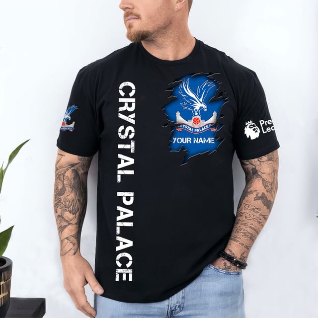 Custom Crystal Palace T-Shirt - Personalized Name & Logo Design For Fans