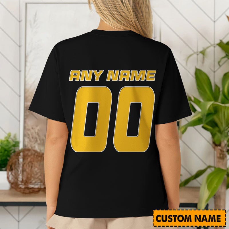 Customizable Wolves Heart Design T-Shirt - Perfect Gift For Fans! - Image 2