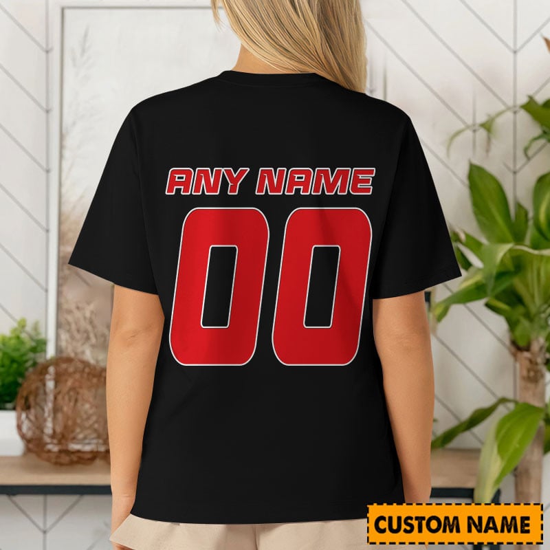 Customizable Arsenal Heart Tee - Perfect Gift For Fans – Add Your Name! - Image 2