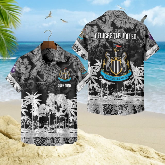 Custom Newcastle United Hawaiian Shirt – Tropical Beach Style For Fans