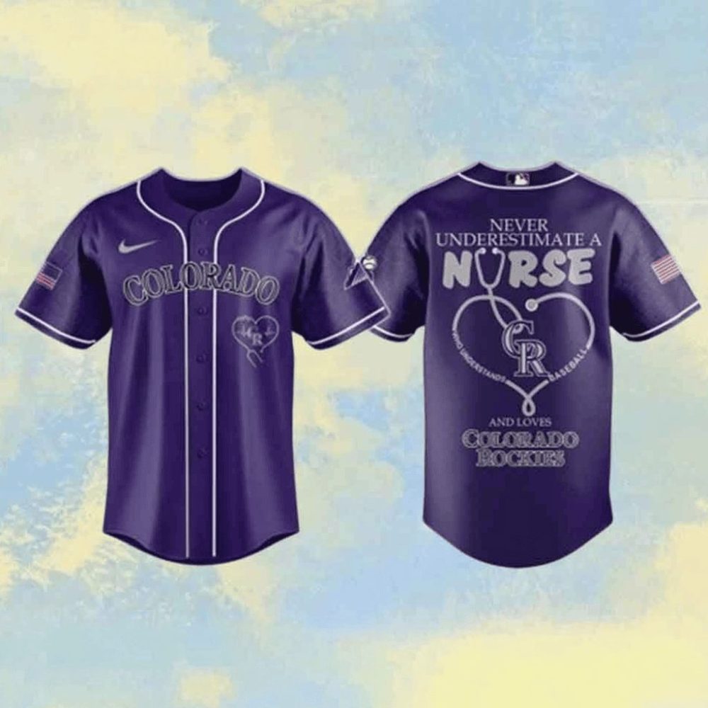 Colorado Rockies X Nurse Night Love Jersey Rockies Merch Gifts For Baseball Fans