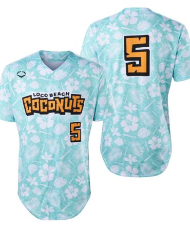 Loco Beach Coconuts Merch 2026 Coconuts Evoshield Bbcl Jersey Floral Baseball Enthusiast Gifts