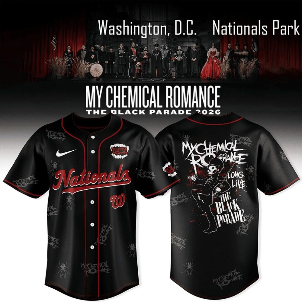 Detroit Tigers My Chemical Romance The Black Parade 2026 Jersey Detroit Tigers Merch Gifts