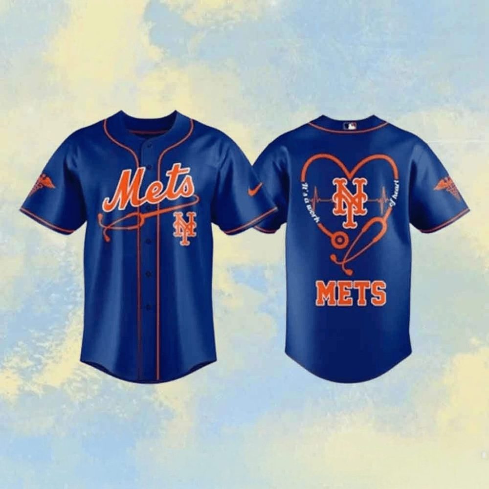 New York Mets Healthcare Appreciation Night Baseball Jersey Mets Merch Gifts For Fans