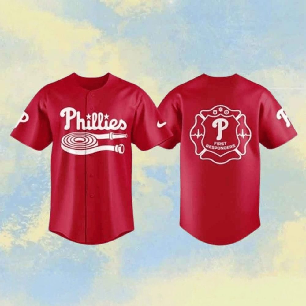 Philadelphia Phillies X First Responders 2026 Night Baseball Jersey Phillies Merch