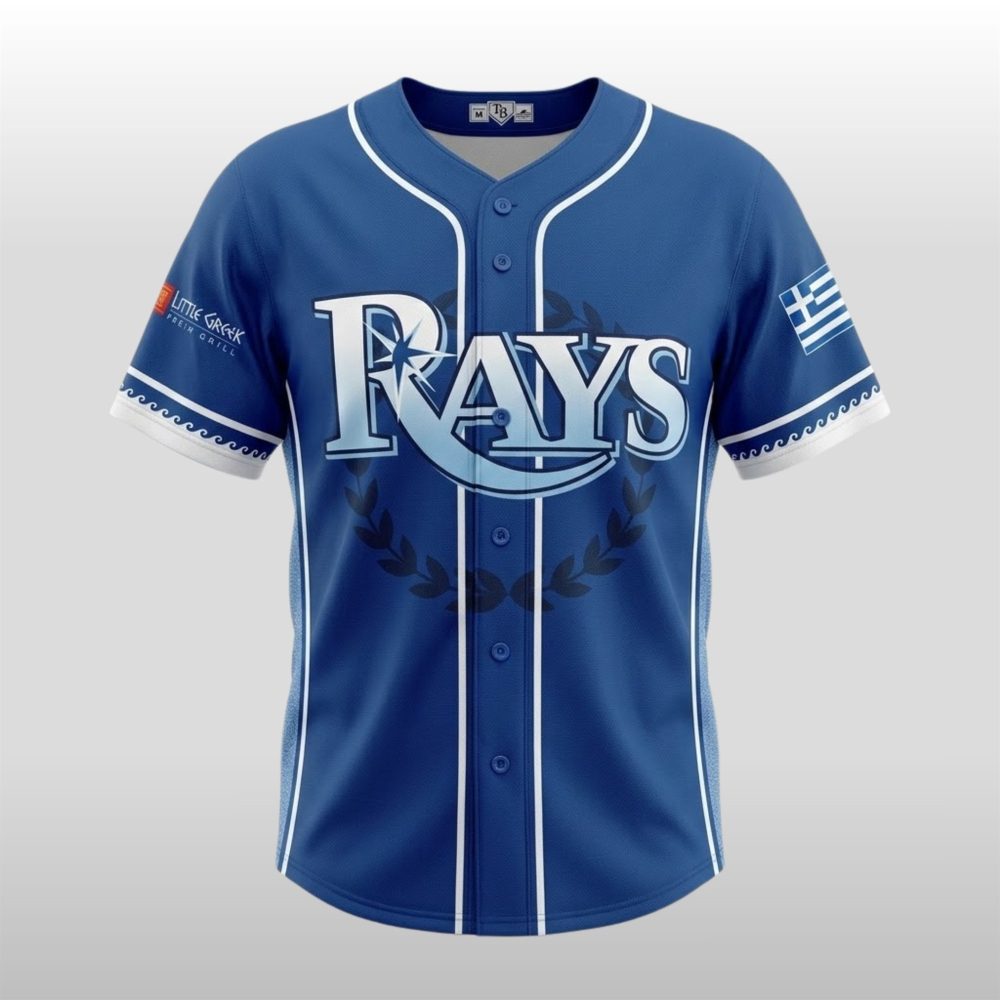 2026 Tb Rays Greek Heritage Jersey Giveaway