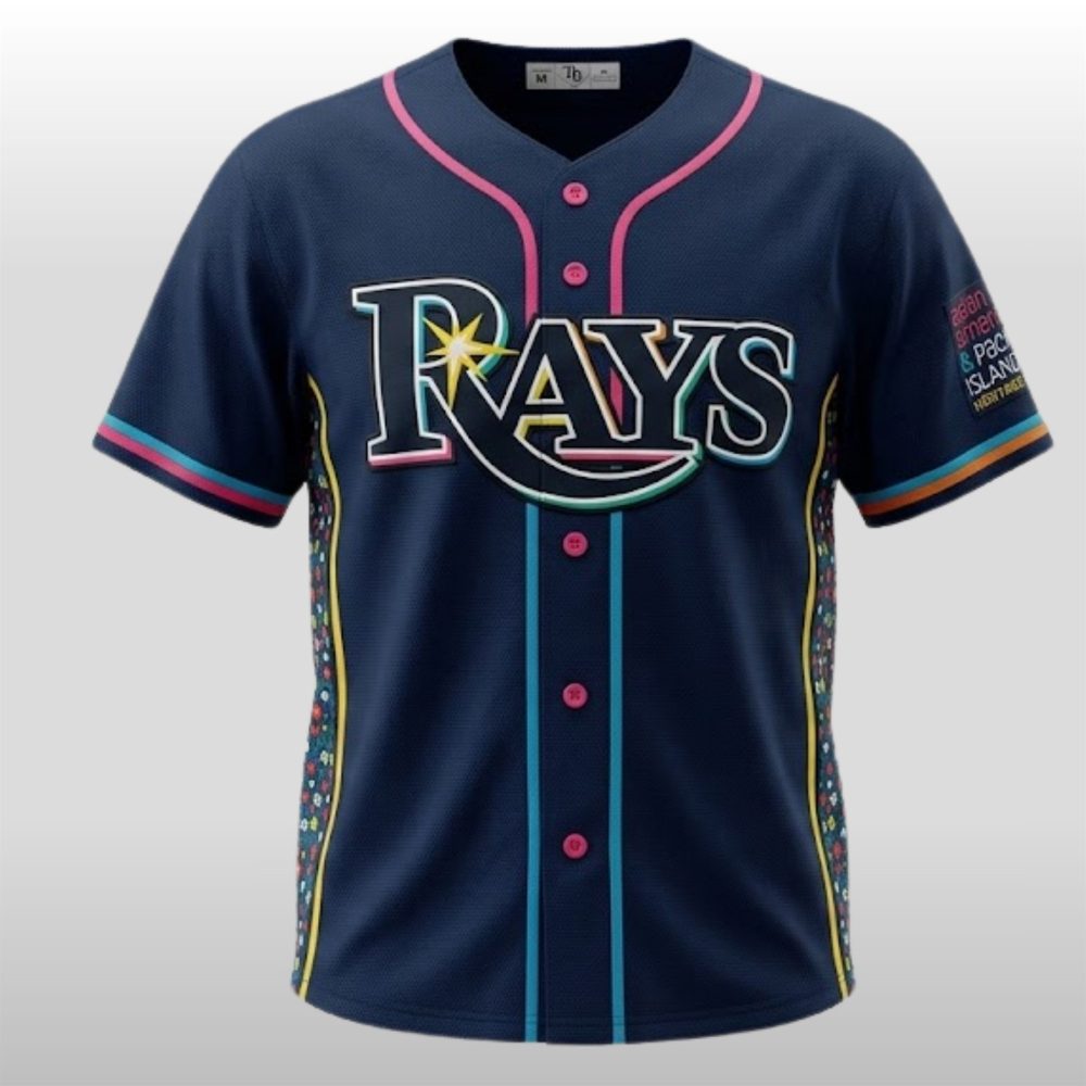 2026 Tb Rays Aapi Heritage Jersey Giveaway