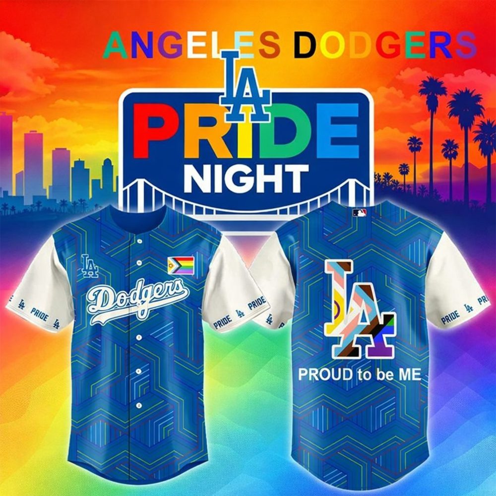 Los Angeles Dodgers Pride Night 2026 Baseball Jersey Dodgers Merch Gifts For Baseball Fans