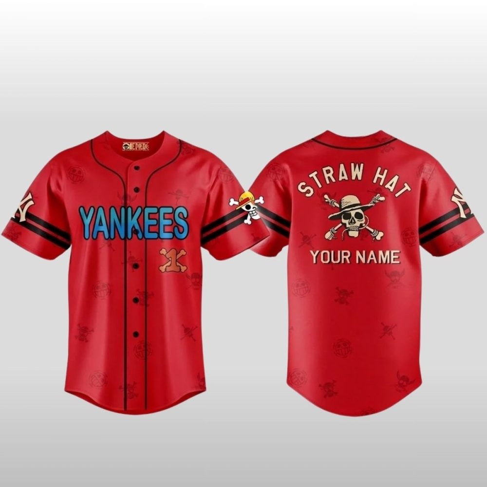 2026 New York Yankees One Piece Live Action Season 2 Luffy Neighbours Jersey
