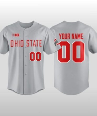 Personalized 2026 Ohio State Buckeyes Baseball Jersey