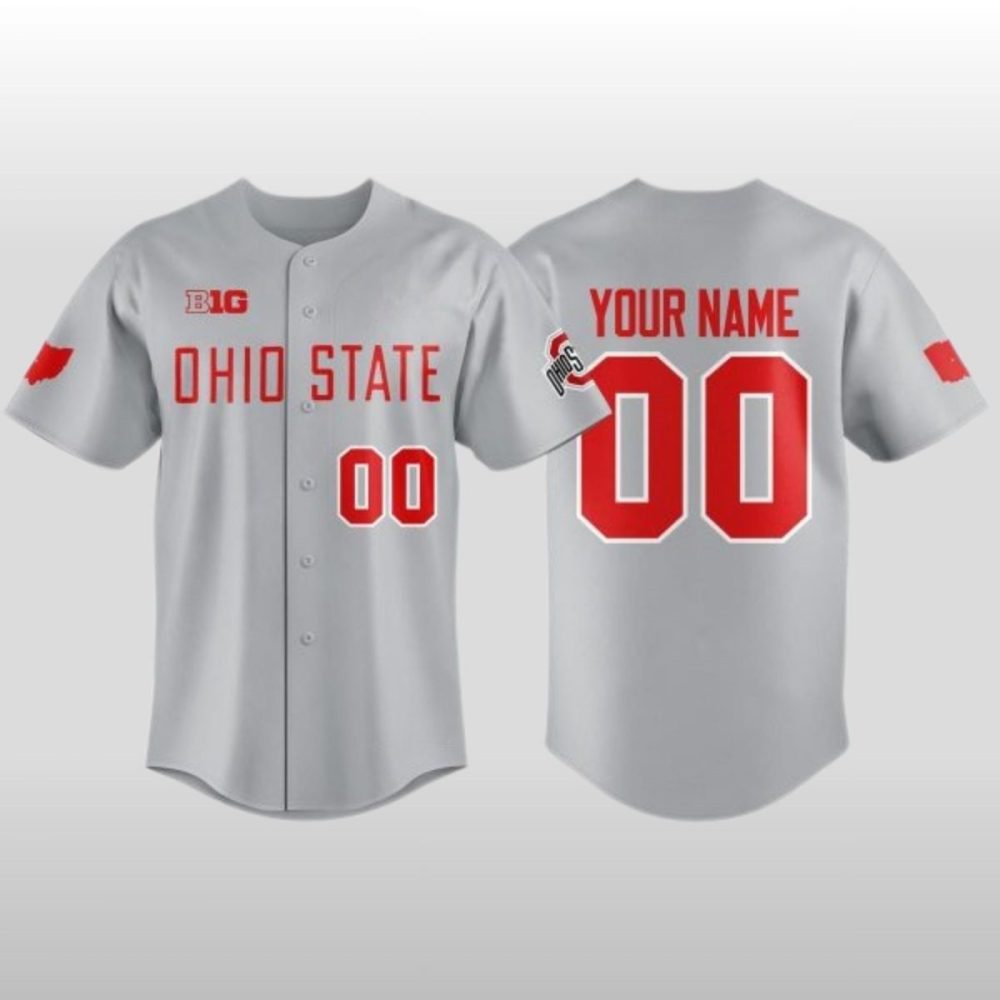 Personalized 2026 Ohio State Buckeyes Baseball Jersey