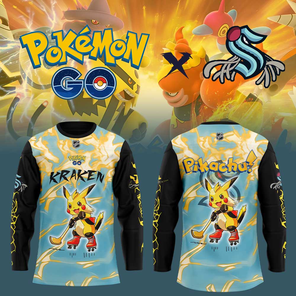 Seattle Kraken X PokeMon Go Jersey