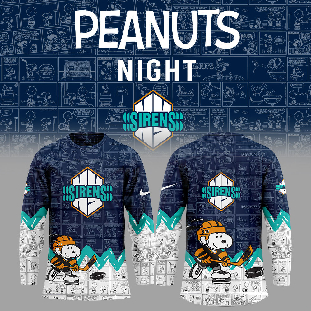 New York Sirens 75Th Anniversary Of Peanuts Jersey