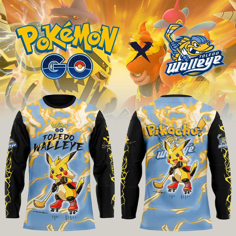 Toledo Walleye X Pokemon Go Jersey