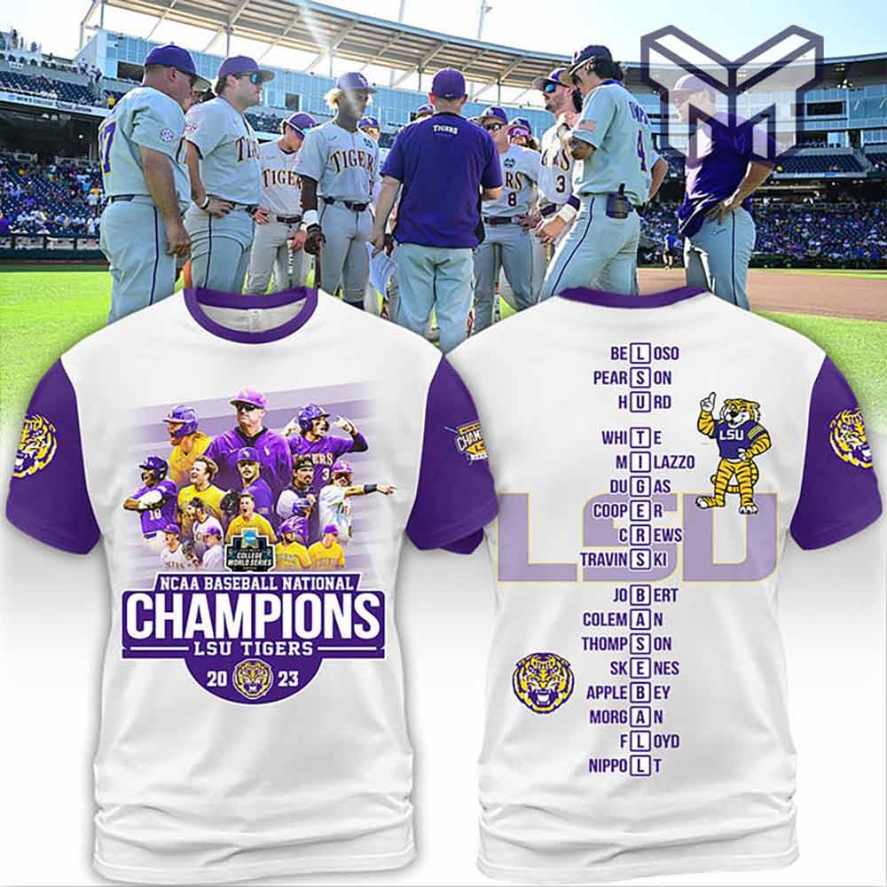 2023 Lsu Tiger Baseball Champs 3D All Over Printed Shirt