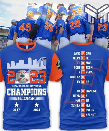 2023 Ncaa Baseball National Championship Florida Gators All Over Printed Shirt