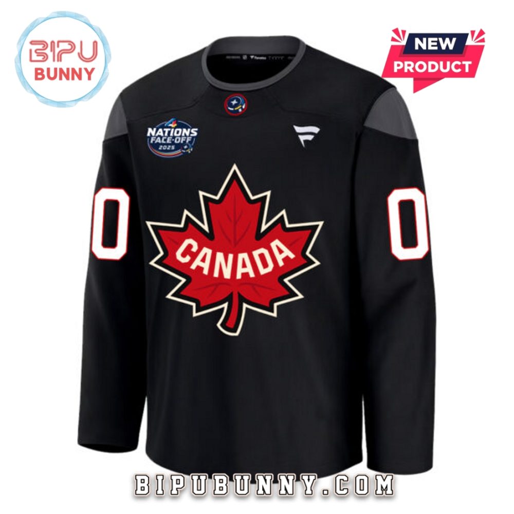2025 Canada Nations Face-Off Custom Third Hockey Jersey - Image 2
