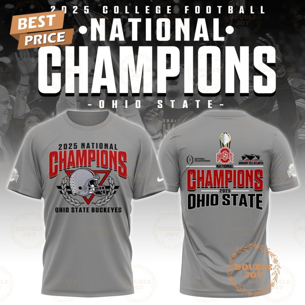 2025 College Football National Champions Ohio State Buckeyes Ncaa January 20-Atlanta T-Shirt, Hoodie