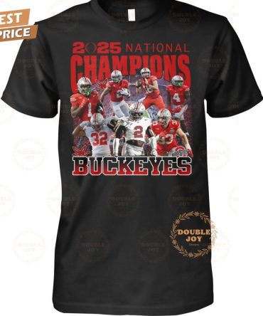 2025 National Champions Buckeyes Ncaa T-Shirt