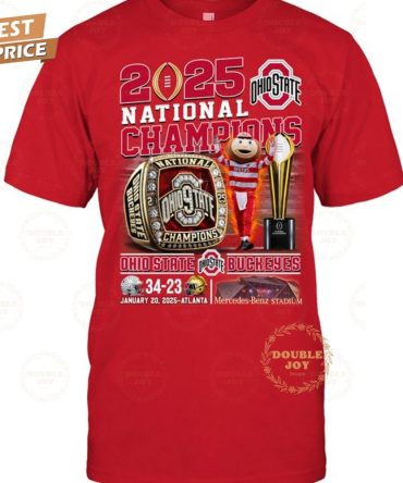 2025 National Champions January 20, Ohio State Buckeyes Ncaa T-Shirt