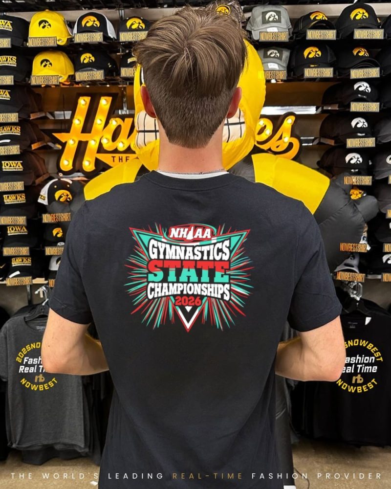 2026 Nhiaa Gymnastics State Championships Shirt - Image 2