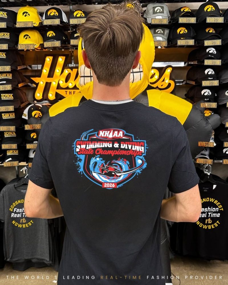 2026 Nhiaa Swimming & Diving State Championships Shirt - Image 2