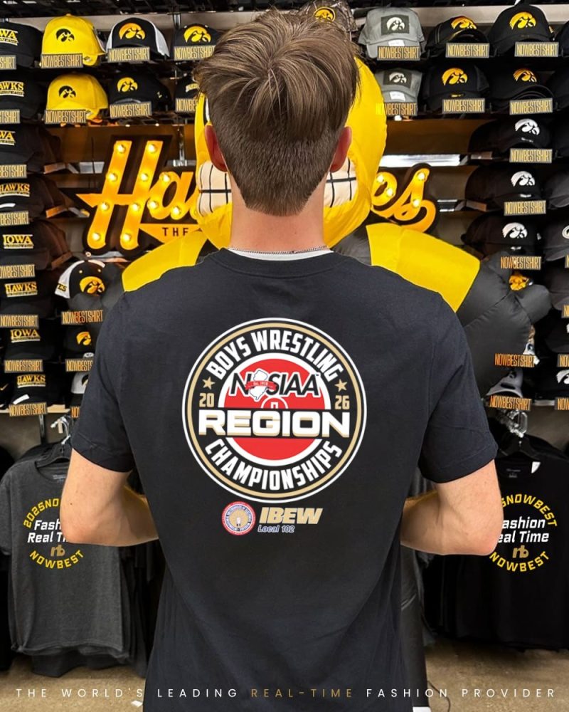 2026 Njsiaa Boys Wrestling Region Championships Shirt - Image 2