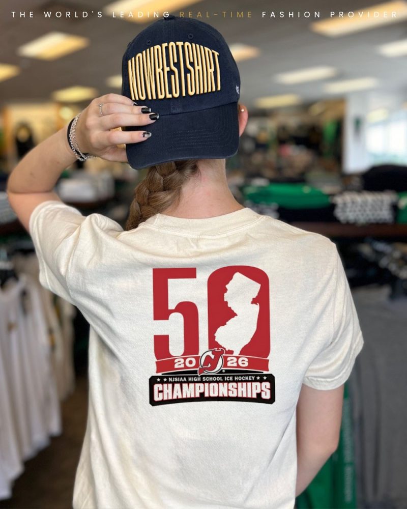 2026 Njsiaa High School Ice Hockey State Championships Shirt - Image 2
