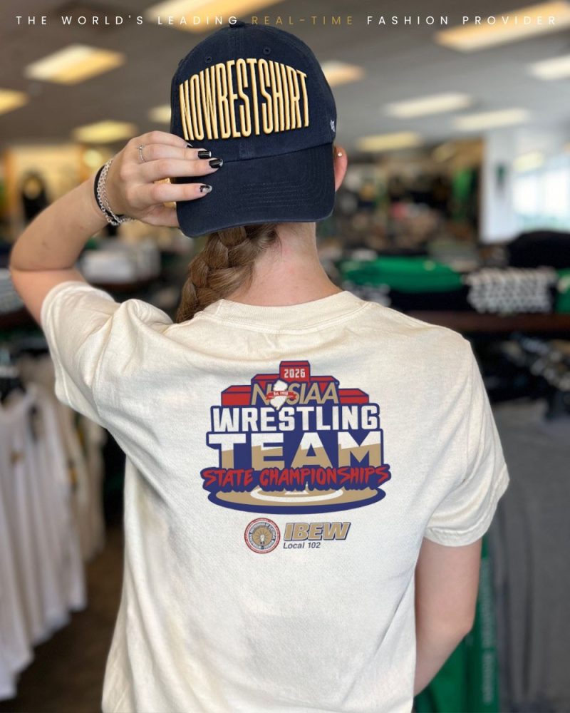 2026 Njsiaa Wrestling Team State Championships Shirt - Image 2