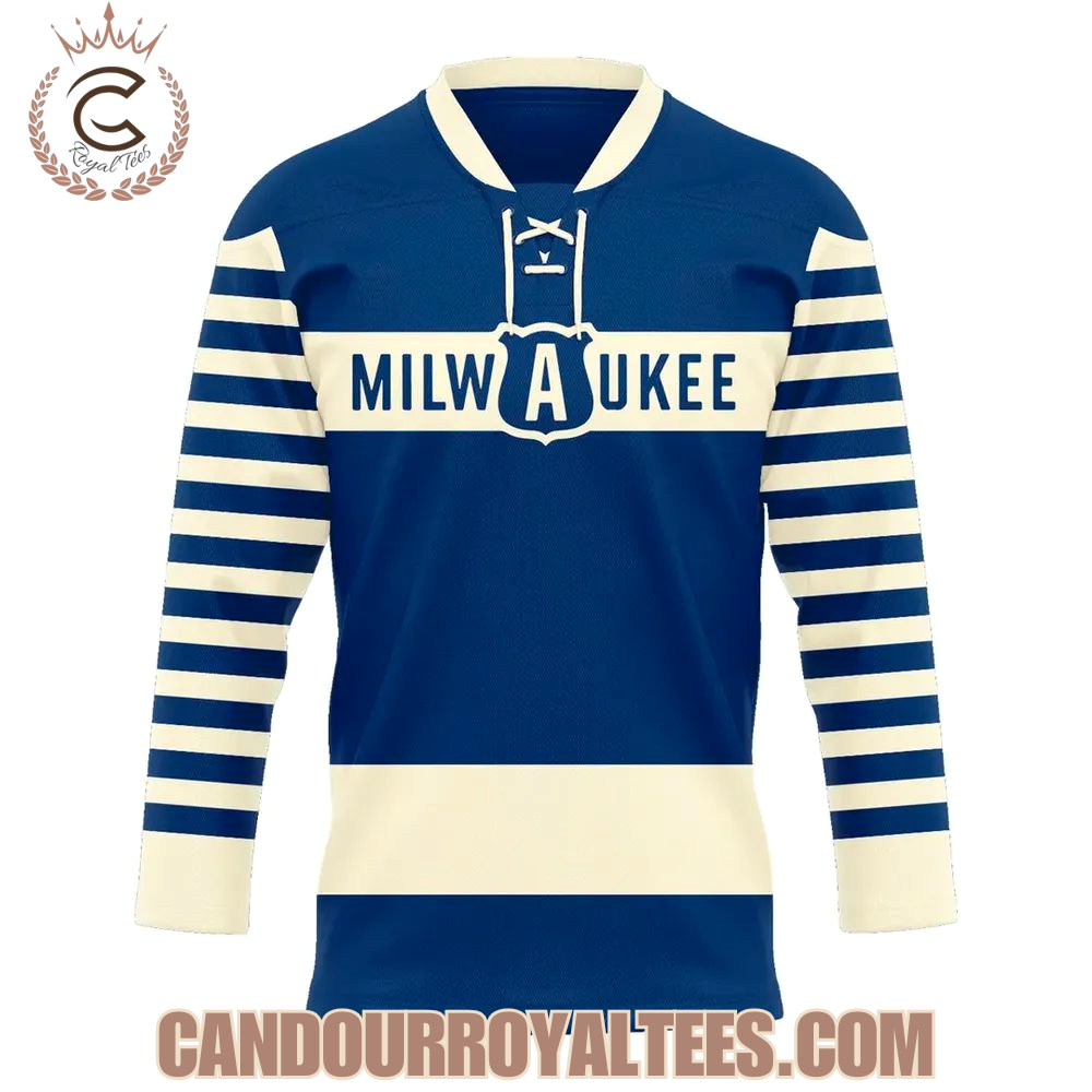 2026 Milwaukee Admirals New Uniform Hockey Jersey - Image 2