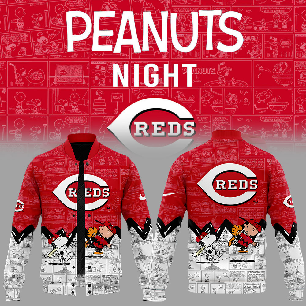 Cincinnati Reds 75Th Anniversary Of Peanuts Jacket