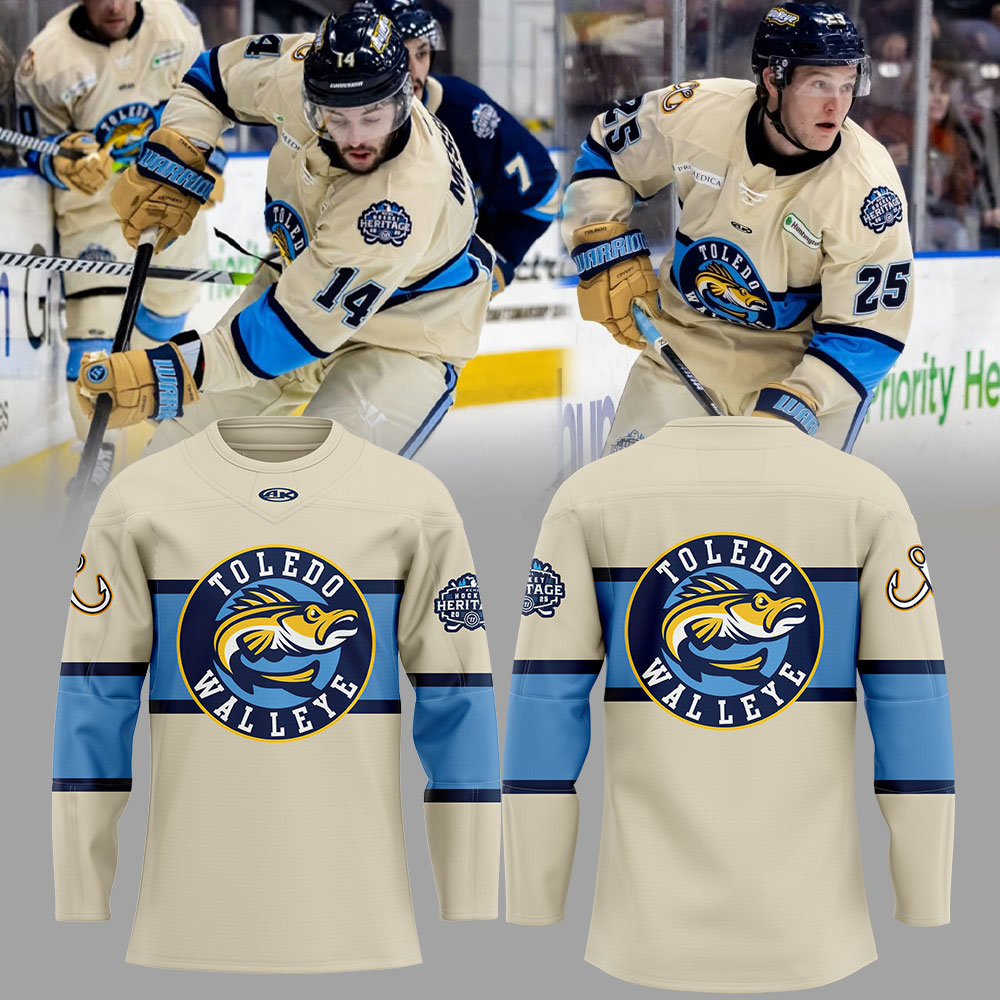 Toledo Walleye Hockey Heritage Uniform Jersey