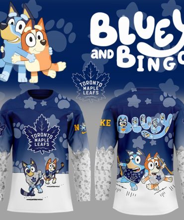Toronto Maple Leafs Bluey And Bingo Jersey