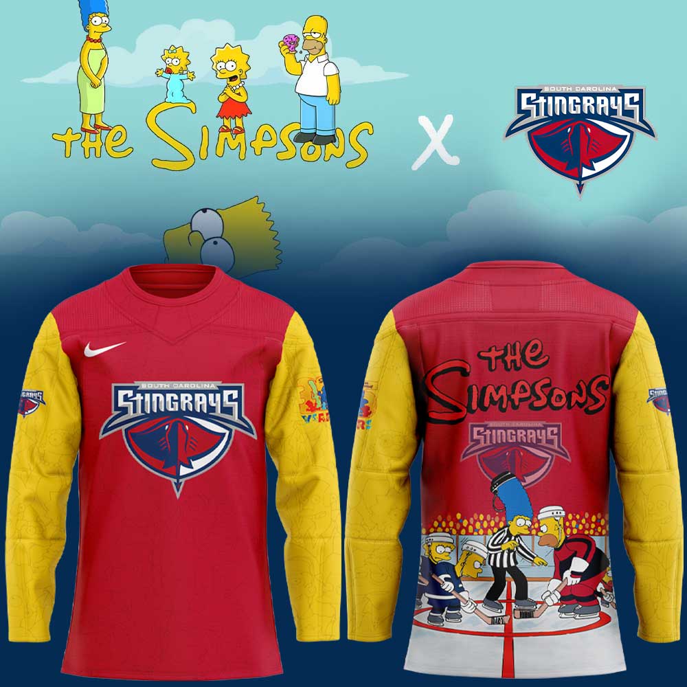 South Carolina Stingrays X 35Th The Simpsons Jersey