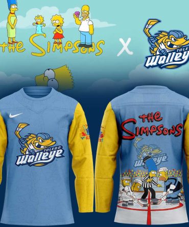 Toledo Walleye X 35Th The Simpsons Jersey