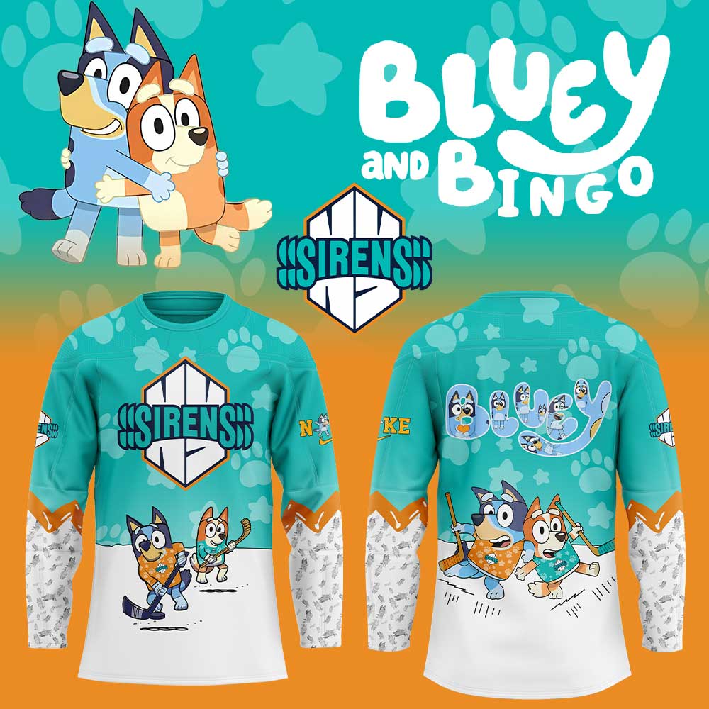 New York Sirens Bluey And Bingo Jersey