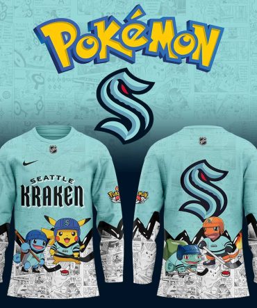 Seattle Kraken X PokeMon New Jersey